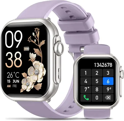 Produktbild von BANLVS Herren Smartwatch 1,85 Zoll AMOLED Fitnessuhr mit Telefonfunktion, 1000mAh Akku, 120 Sportmodi, 5ATM wasserdicht