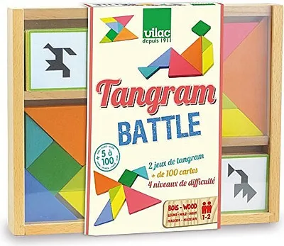 Produktbild von Doppeltes Tangram mit 4 Schwierigkeitsgraden und 100 Herausforderungen