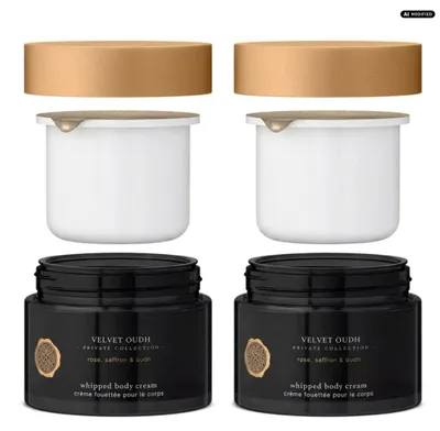 Produktbild von Rituals Velvet Oudh Refill Body Cream 2er Set