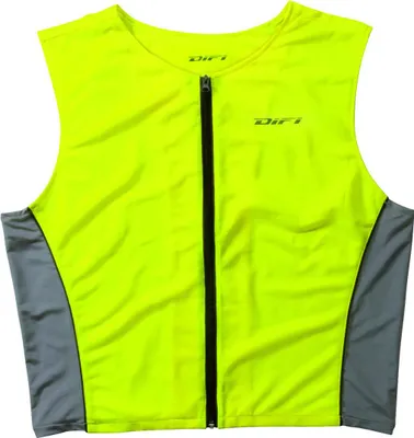 Zdjęcie produktu dla Kamizelka odblaskowa DIFI Vision o wysokiej widoczności, neonowożółta, 2XL