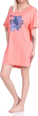 Produktbild von Damen 2er Pack kurzarm Nachthemd Schlafshirt in 2 tollen Designs - 65138 ; Mix , 40