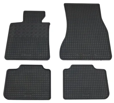 Gummifußmatten Set 4-teilig für 6er BMW G32 (2017-), schwarz