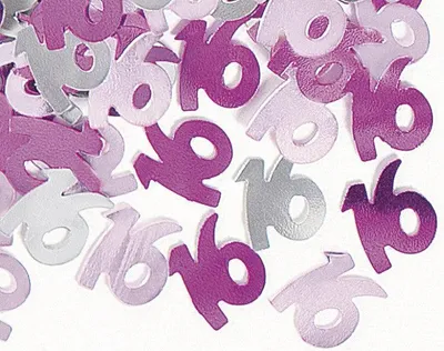 Produktbild von 16. Geburtstag Deko Konfetti Pink