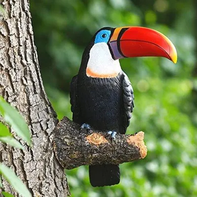 Produktbild von Gartenbild Vogelattrappe - Hartschalen Vogel für Draußen