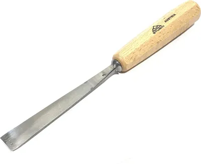 Produktbild von STUBAI Stechbeitel lang poliert  Form  3 40 mm