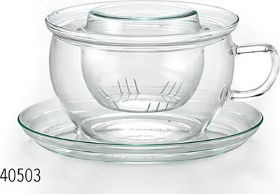 Produktbild von Kräuterteetasse "Clara" Glas, 4-teilig 0,3 l