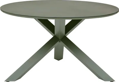 Produktbild von Gartentisch 6-sitzer oryon d130cm lorbeergrün - Hespéride