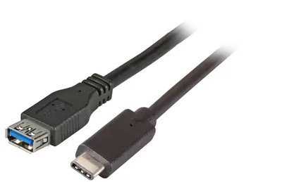 Image de EFB USB3.2 Adapterkabel Typ-C Stecker auf Typ A Buchse 0.2m