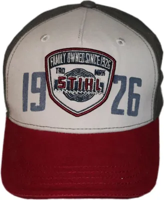 Immagine prodotto di Stihl Cap 1926 Vintage Look stampa frontale emblema del patrimonio berretto da baseball verde / rosso