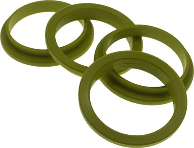 Produktbild von 4x Zentrierringe 72,2 x 57,1 mm Olivgrün Felgen Ringe Germany