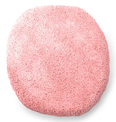 Produktbild von Kinzler hochwertiger Mikrofaser-WC-Deckelbezug mit Gummizug 47 x 50 cm, Farbe Rosé