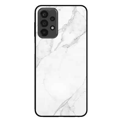Obrázok produktu pre Smartphonica Puzdro na telefón pre Samsung Galaxy A23 5G s mramorovou potlačou - Zadný kryt z TPU s mramorovým dizajnom - White