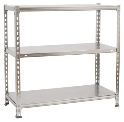 Image de Etagère Légère Sans Vis Ecoclick 3/500 Galvanisé Galvanisé 900x900x500 - Simonrack