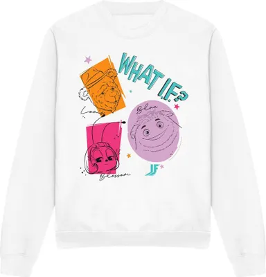 Produktbild von IF - "What If" Sweatshirt für Herren/Damen Uni TV13162 (L) (Weiß)