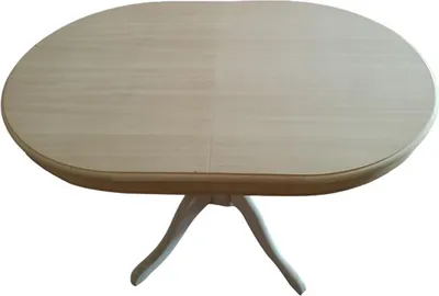Obrázok produktu pre Okrúhly jedálenský stôl Stoly do jedálne Okrúhly stôl do obývačky 135 x 91 cm nábytok z dreva
