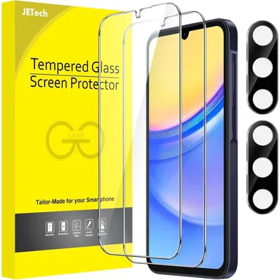 Image de Film de protection pour Samsung Galaxy A15 4G / 5G, écran de 6,5 pouces avec protection pour l'appareil photo, lot de 2