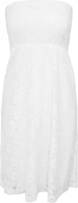 Produktbild von Urban Classics Ladies - LACES Kleid weiß - M