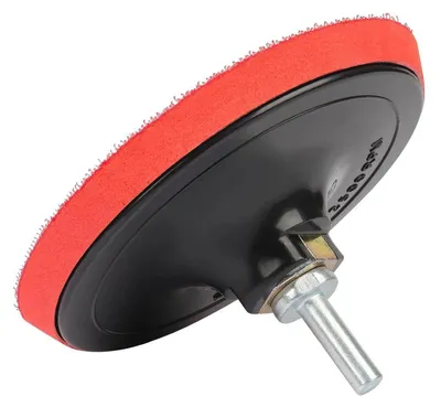 Productafbeelding van Schleptelleradapter 125 mm met M14 booraansluiting, met klittenband voor boormachine en polijstmachine