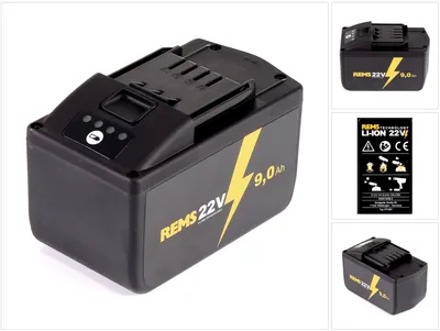 Produktbild von REMS Akku Li-Ion 21,6V (22V max) 9,0Ah ( 571583 R22 )
