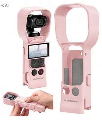 Image de Protection, cadre, boîtier, étui ou sacoche pour DJI Osmo Pocket 3 / 4. Protection pour stabilisateur (gimbal) / OP4-K160-P / Rose