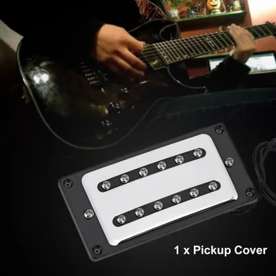 Obrázok produktu pre Kryt snímača, kryt gitarového snímača, kovový kryt snímača, kryt humbuckera, kryt snímača pre elektrickú gitaru