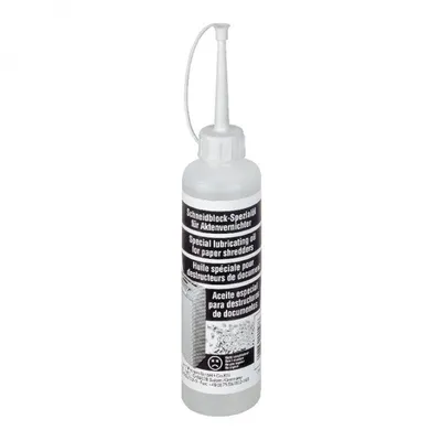 Produktbild von HSM 1235997403, Schmieröl, 0,25 l, Transparent, Weiß, 1 Stück(e)