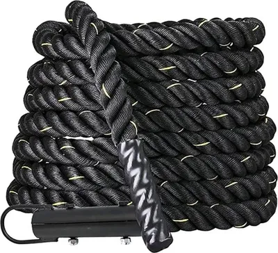 Produktbild von Softee Functional Battle With Hook Battle Rope Schwarz 12 m Schwarz 12 m