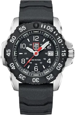 Produktbild von Luminox XS.3251.CB Navy SEAL Steel 20ATM silber schwarz Kautschuk Herren Uhr NEU