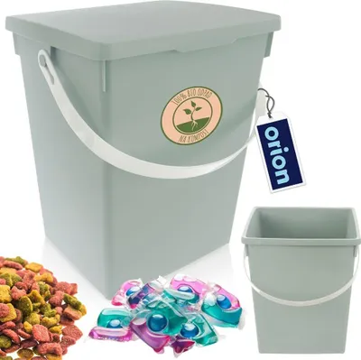 Obrázek produktu pro Orion zásobník Kbelík na odpadky, potraviny, prací prášek zelený 5,5 litru