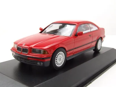 Produktbild von BMW 3er E36 Coupe 1992 rot Modellauto 1:43 Maxichamps
