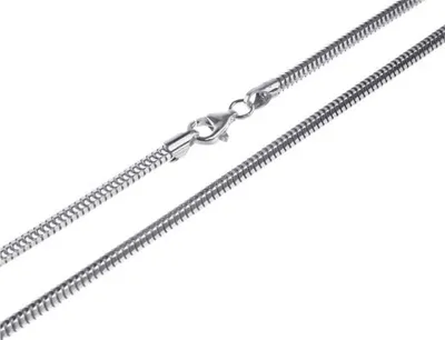 Produktbild von SILBERKETTEN STORE Schlangenkette, achtkant 3mm - 925 Silber, Länge wählbar von 38-100cm - 45cm