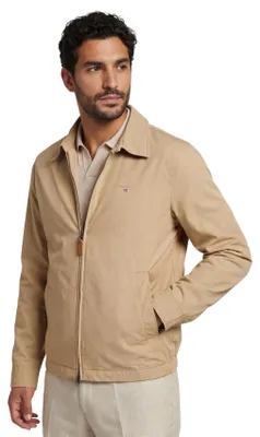 Produktbild von Gant Sommerjacke beige Windbreaker normale Passform Baumwolle