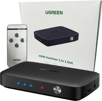 Obrázok produktu pre Ugreen 80125, HDMI, Čierna, 4K Ultra HD