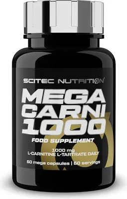 Produktbild von Scitec Nutrition Mega Carni 1000 60 Kapseln