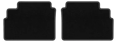 Image de Tapis arrière en moquette pour hyundai Kona II 2022- (crossover) – 2 pièces, noirs, sur mesure – Wielganizator LUX