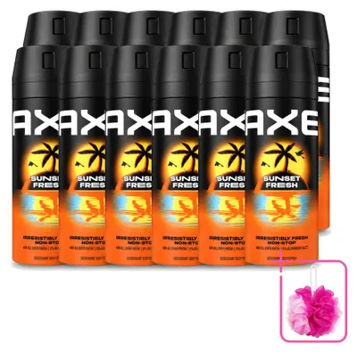 Obrázok produktu pre 12 kusov deodorantu Axe Bodyspray Sunset Fresh - 150 ml - balenie