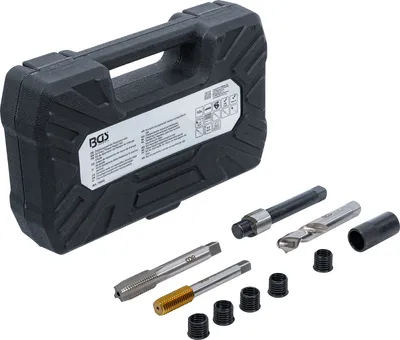 Image de BGS Kit de réparation du filetage de vidange d'huile pour carter d'huile en aluminium M12 x 1,75 - 74243