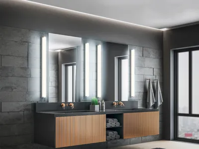 Moderne 3-flammige Waschtischleuchte Mit Glasschirm - Wandlampe Für Badezimmer & Wohnzimmer