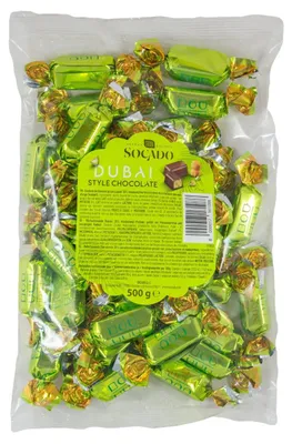 Obrázek produktu pro SOCADO Dubai Style Chocolate 500g – Aromatická čokoláda, ideální pro svačinky a pečení