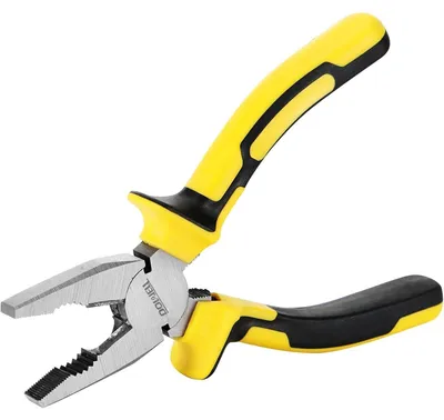 Productafbeelding van Combinatietang, 7 inch, met draadsnijder, gemaakt van nikkel-chroomstaal, met professionele handgrepen