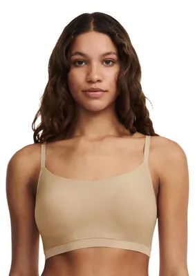 Obrázek produktu pro Dámské poprsenky Chantelle - SoftStretch, měkké košíčky, s kosticemi, bezešvé Nude M/L