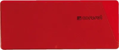 Produktbild von coroset® magnetische Etikettenhalter, rot, 137x58mm, 100/VE