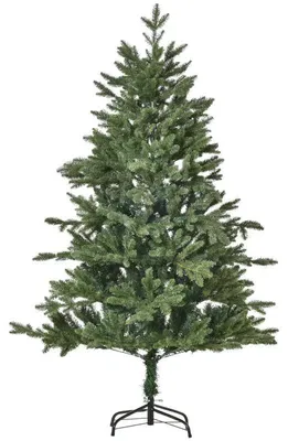 Immagine prodotto di Albero di Natale artificiale, altezza 150 cm, con 444 rami. Colore: verde. Dimensioni: 105x105x150 cm