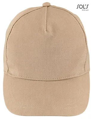 Image de SOLs 88119 | Five Panel Cap Buzz - Couleur : Sable - Taille : One Size