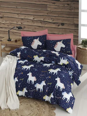 Produktbild von L'Essentiel Linge de Maison, Begonvilla- EPJ6191, Dunkelblau, Bettdecken, 65% Baumwolle / 35% Polyester