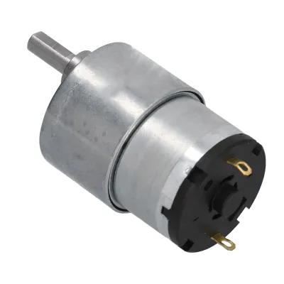 Obrázok produktu pre DC 12V prevodový motor s redukciou otáčok CW CCW Medené drôtové motory s 6mm D hriadeľom JGB37?52035RPM
