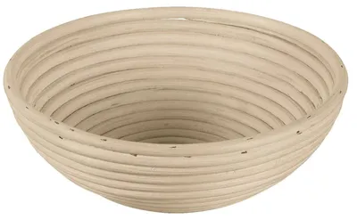 Produktbild von Gärkörbchen Gärkorb Brotkorb - Rund - Rattan - Ø 26,5 x 8,5 cm - Für 2.000 g Teig