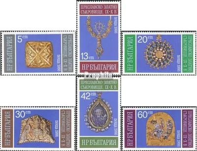 Produktbild von Briefmarken Bulgarien 1986 Mi 3480-3485 (kompl.Ausg.) postfrisch Goldschatz von Preslav