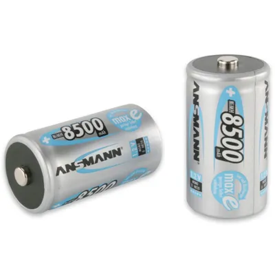 Imagen del producto de Ansmann 5035362, 1x2, batería recargable NiMH Ansmann maxE, tipo D, 8500 mAh. 5035362
