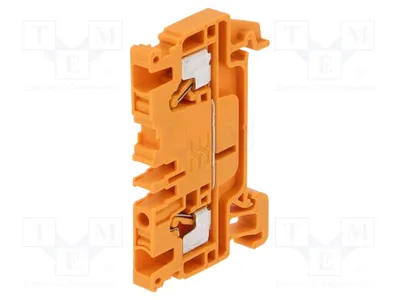 Productafbeelding van 1x Connector: Railverbindingen: 1 oranje, 2,5 mm² Aansluitingen: 2, B: 5,1 mm, 1521930000 A2C